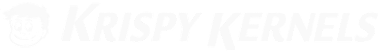 Krispy Kernel white logo