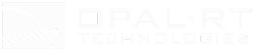 Opal-RT logo blanc